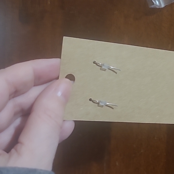 Texas wooden earrings - Picture 2 of 2